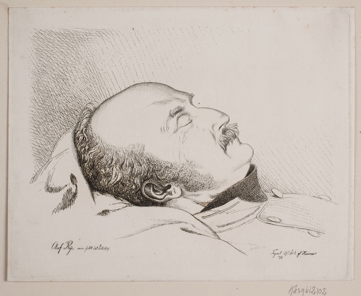 Olaf Rye as a Corpse by Vilhelm Kyhn