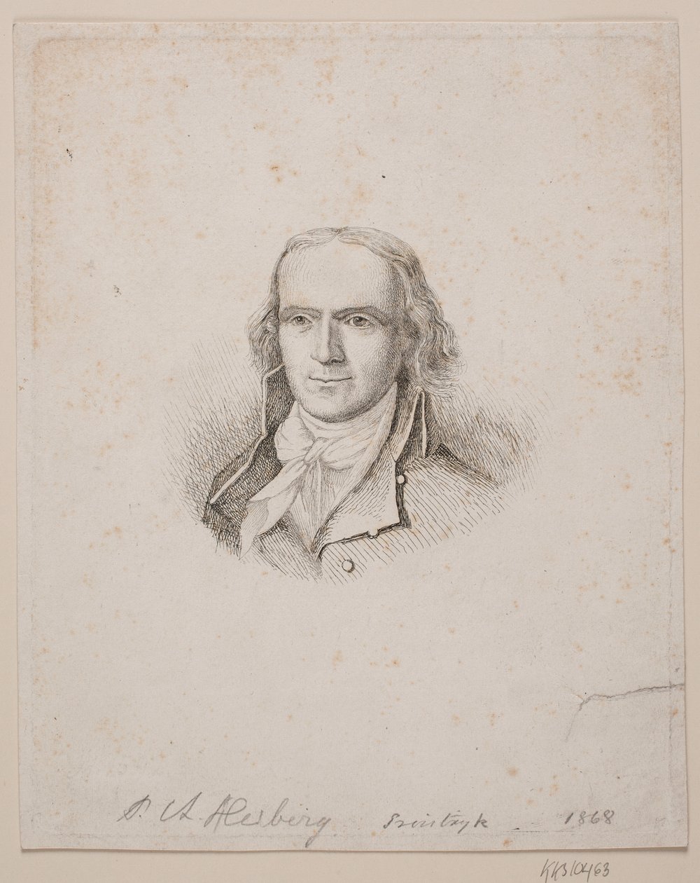 Portrait of P. A. Heiberg by Vilhelm Kyhn