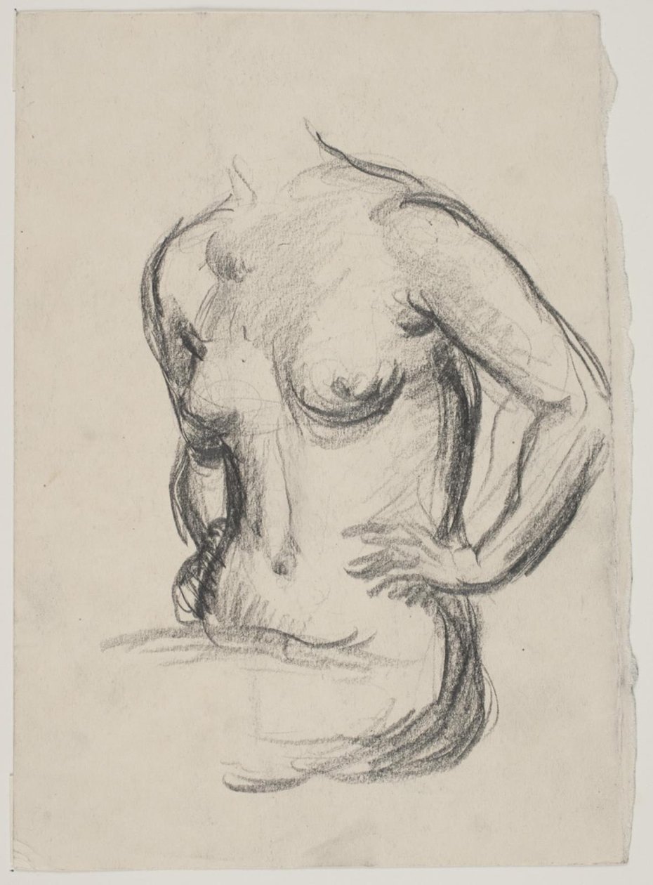 Seated Female Model by Vilhelm Lundstrøm