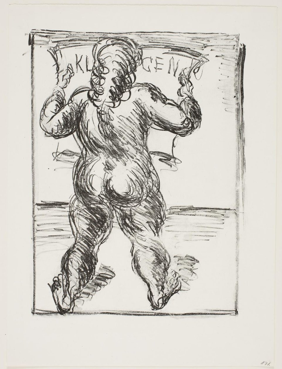 Standing Woman from the Back by Vilhelm Lundstrøm