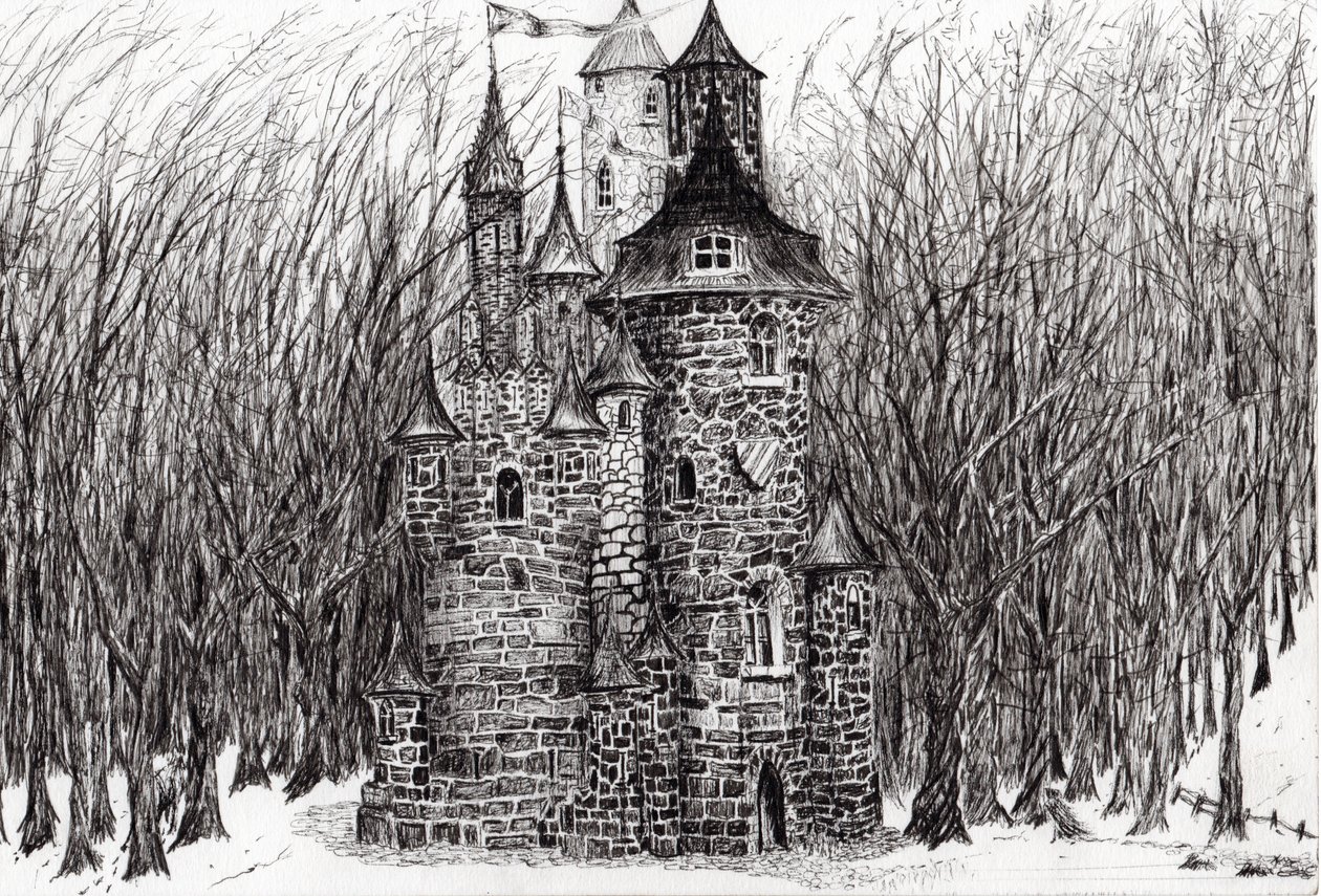 The Castle in the Forest of Findhorn by Vincent Alexander Booth