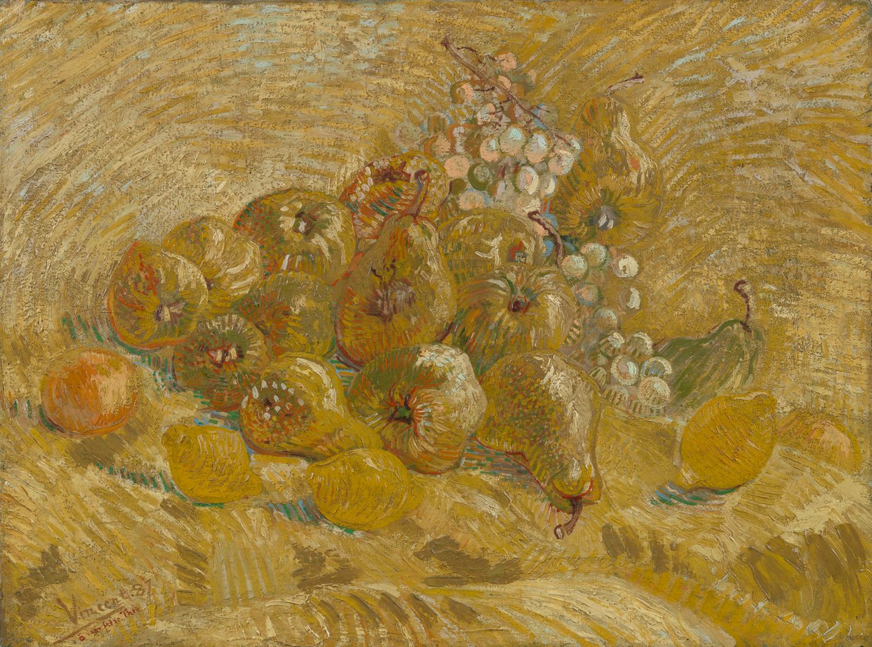 Quinces, Lemons, Pears and Grapes by Vincent van Gogh