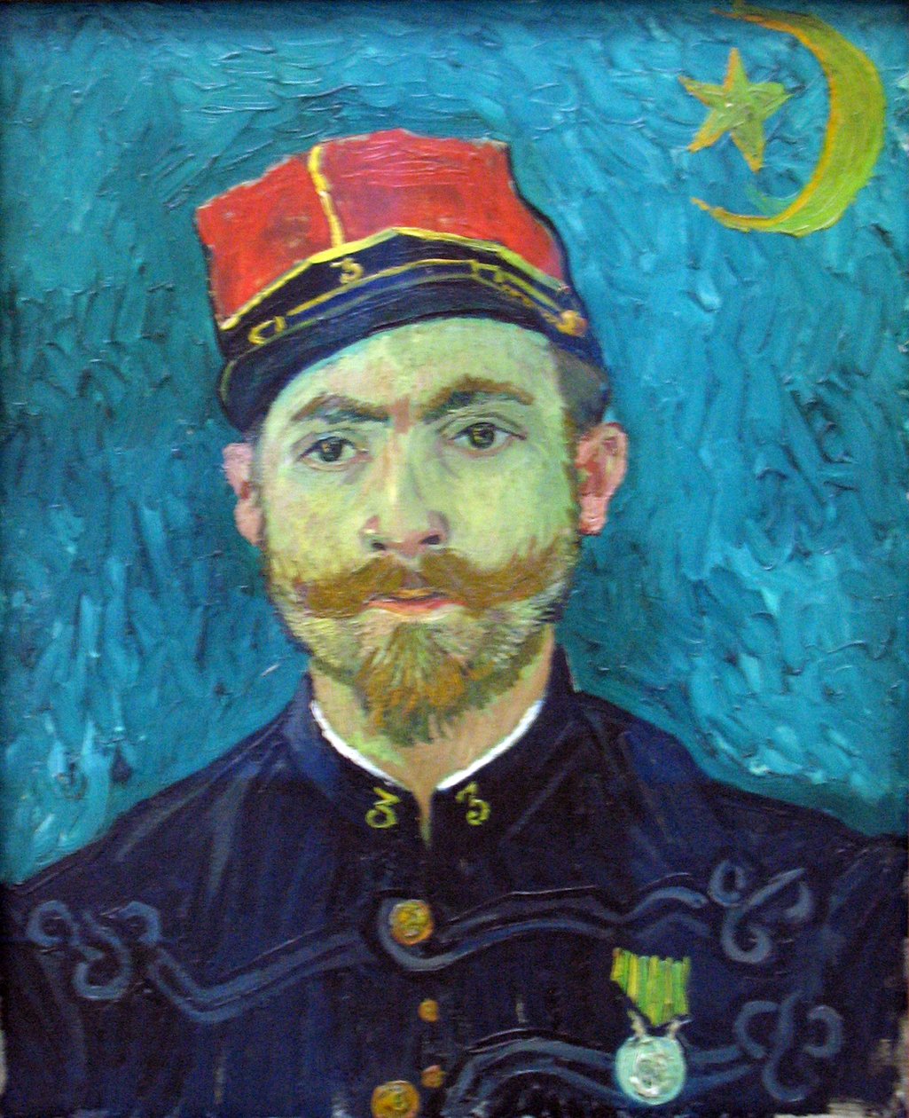 The Lover (Portrait of Lieutenant Milliet) by Vincent van Gogh