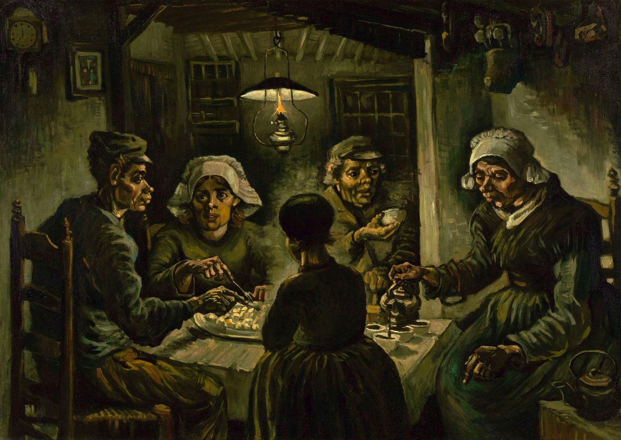 The Potato Eaters, 1885 by Vincent van Gogh