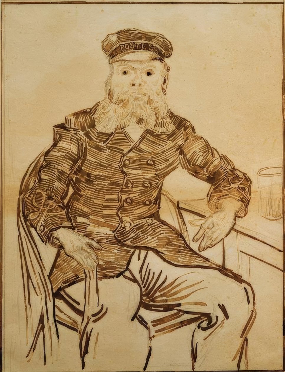 Portrait of Joseph Roulin by Vincent van Gogh