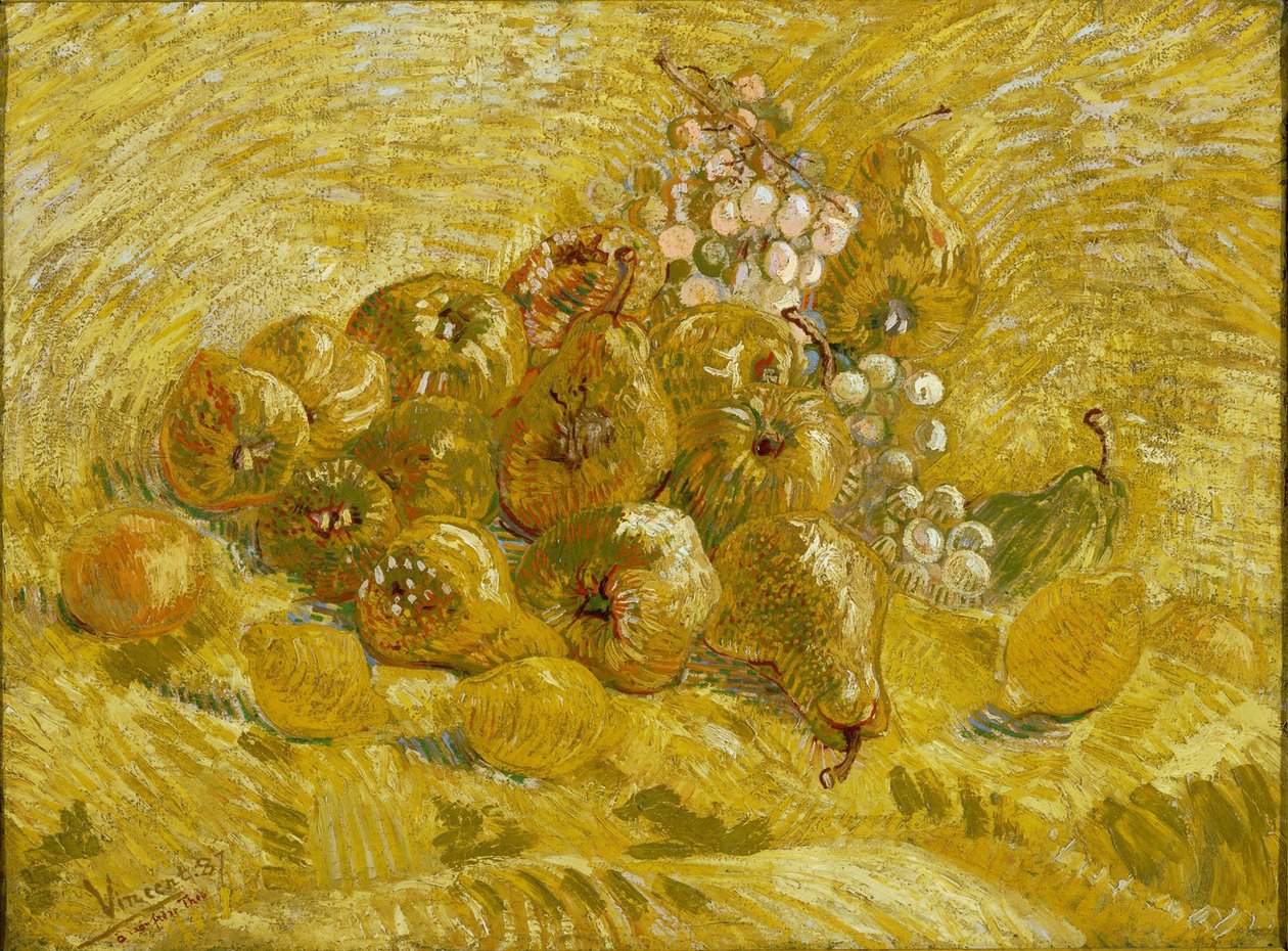 Quinces, Lemons, Pears and Grapes by Vincent van Gogh