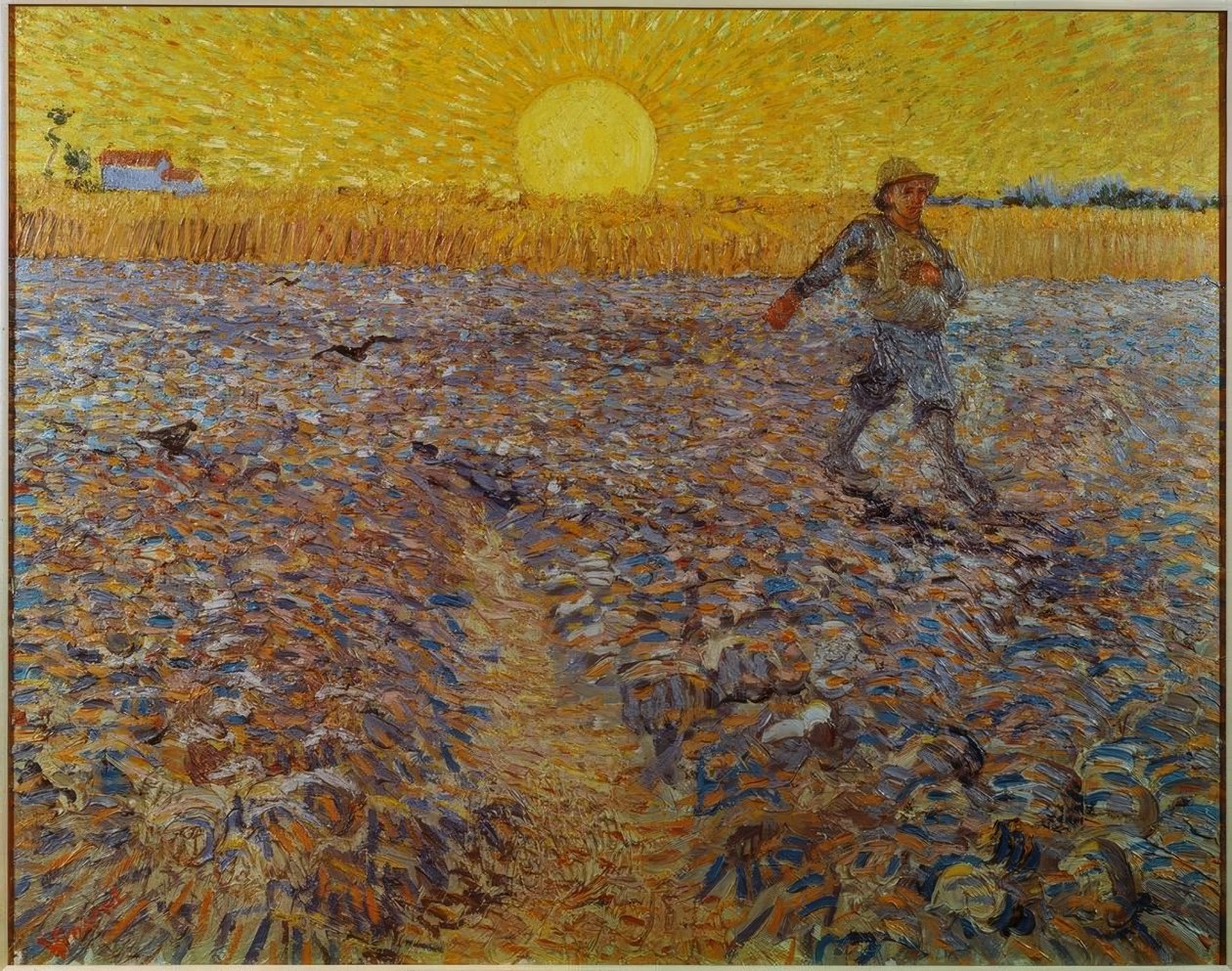 Sower at Sunset by Vincent van Gogh