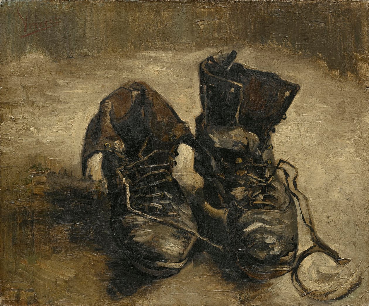 Shoes by Vincent van Gogh