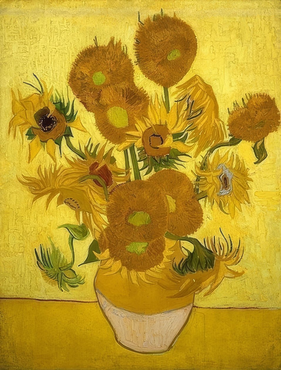 Sunflowers. Arles, January 1889 by Vincent van Gogh