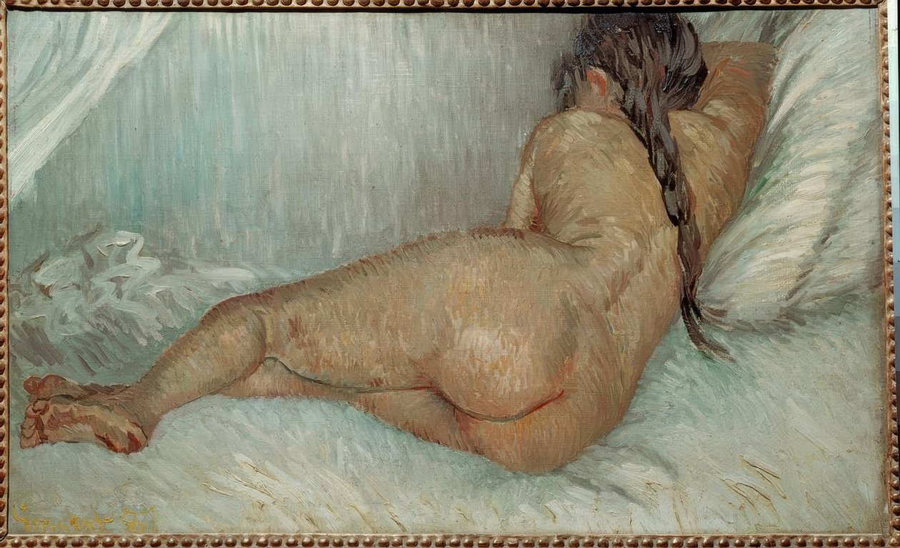 Female Nude from the Back by Vincent van Gogh