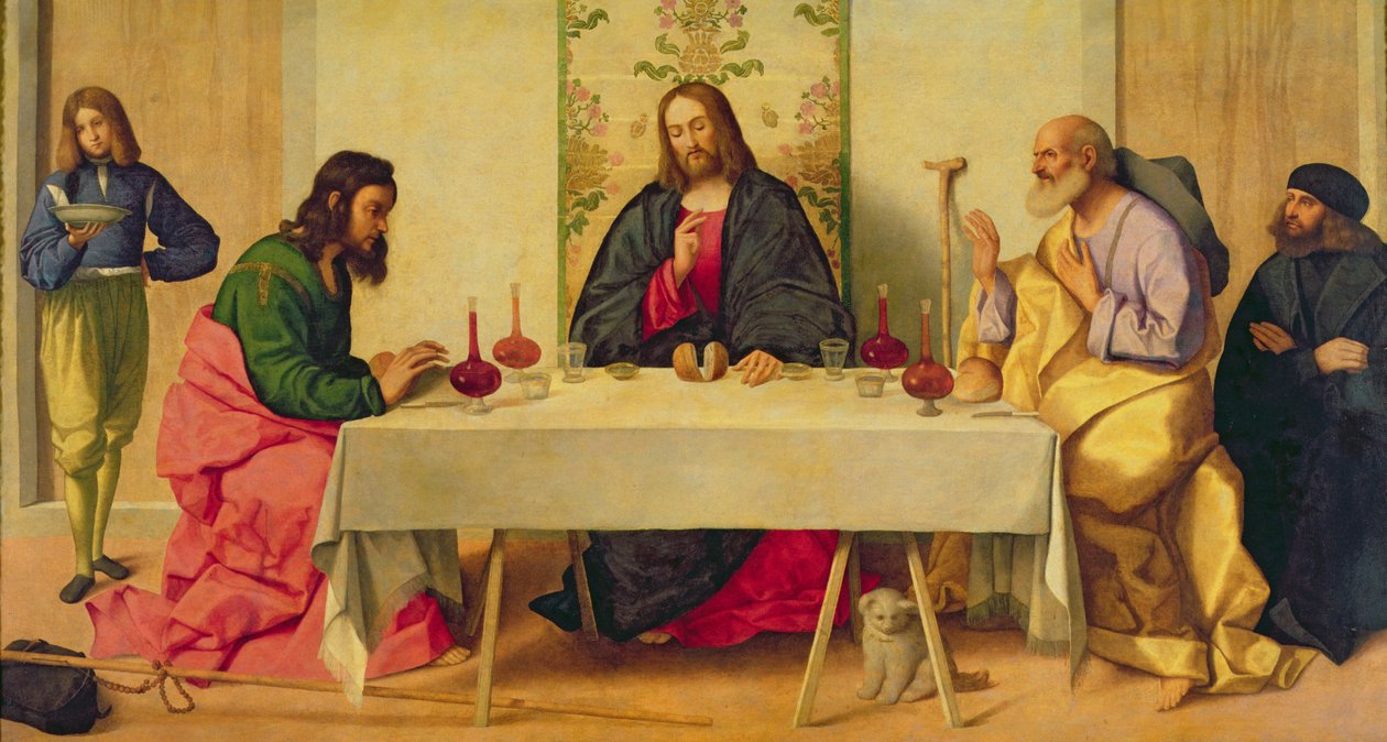 The Supper at Emmaus by Vincenzo di Biagio Catena
