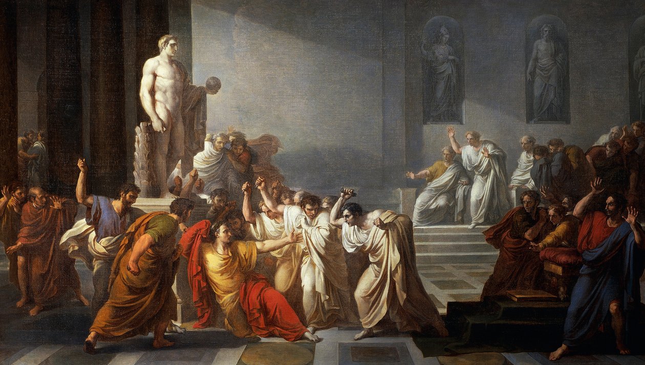 The Death of Julius Caesar by Vincenzo Camuccini