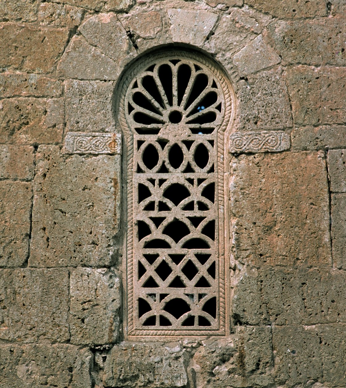 Window with tracery, from the Basilica de San Juan Bautista, built in 661 by Visigothic
