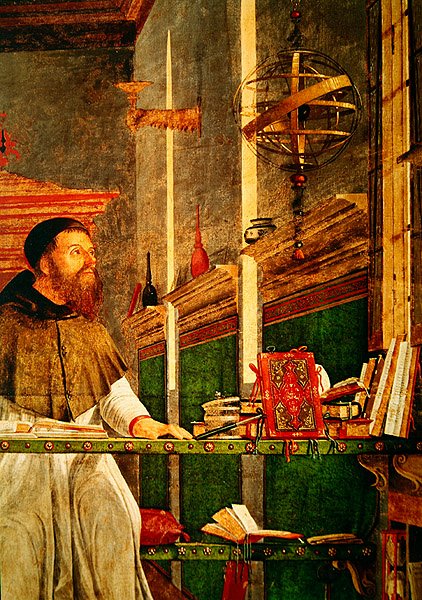 Vision of St. Augustine (detail), c.1502-08 by Vittore Carpaccio