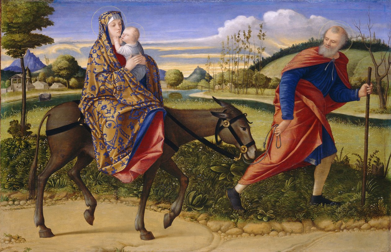 Flight into Egypt by Vittore Carpaccio
