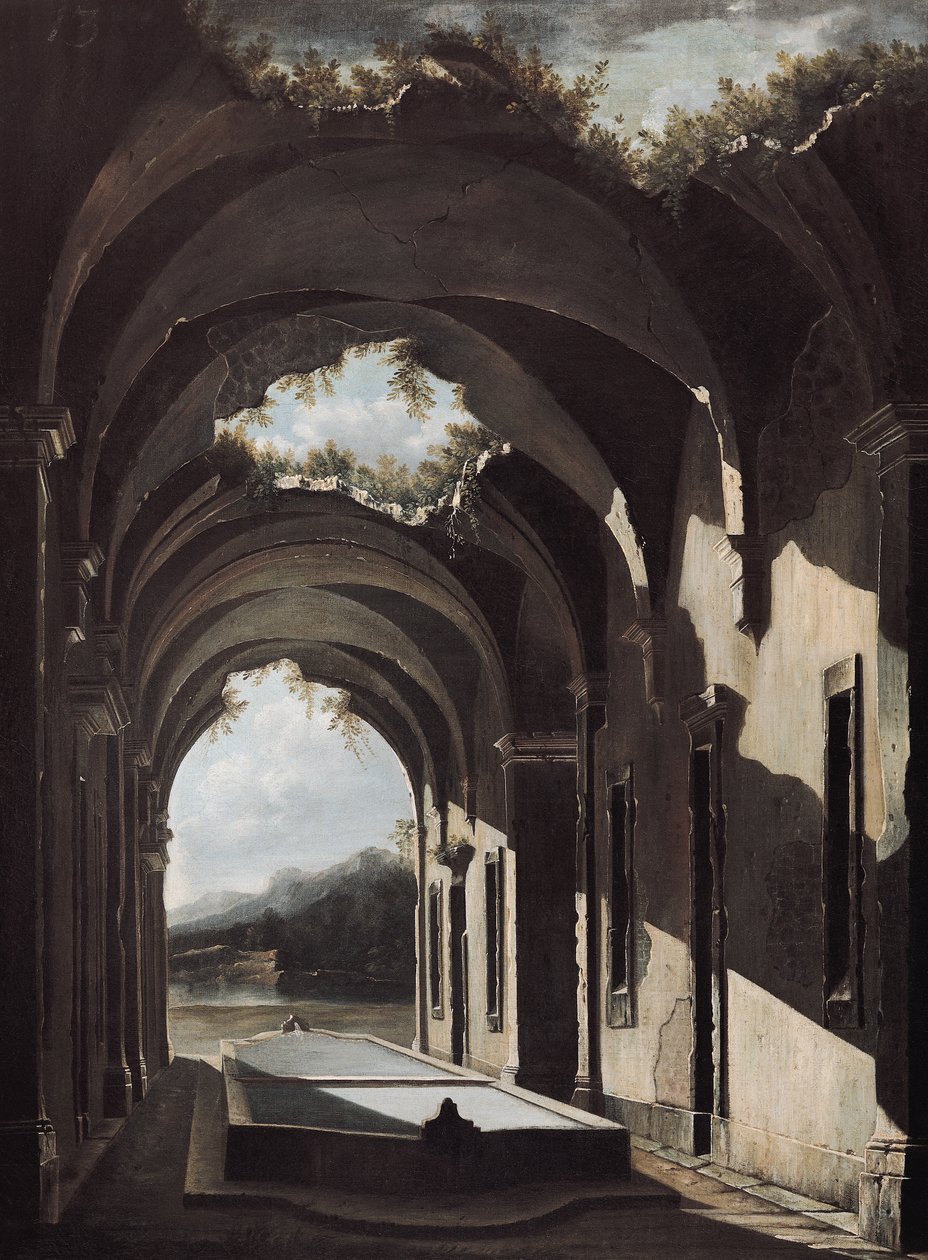 Ruins in a Landscape by Viviano Codazzi