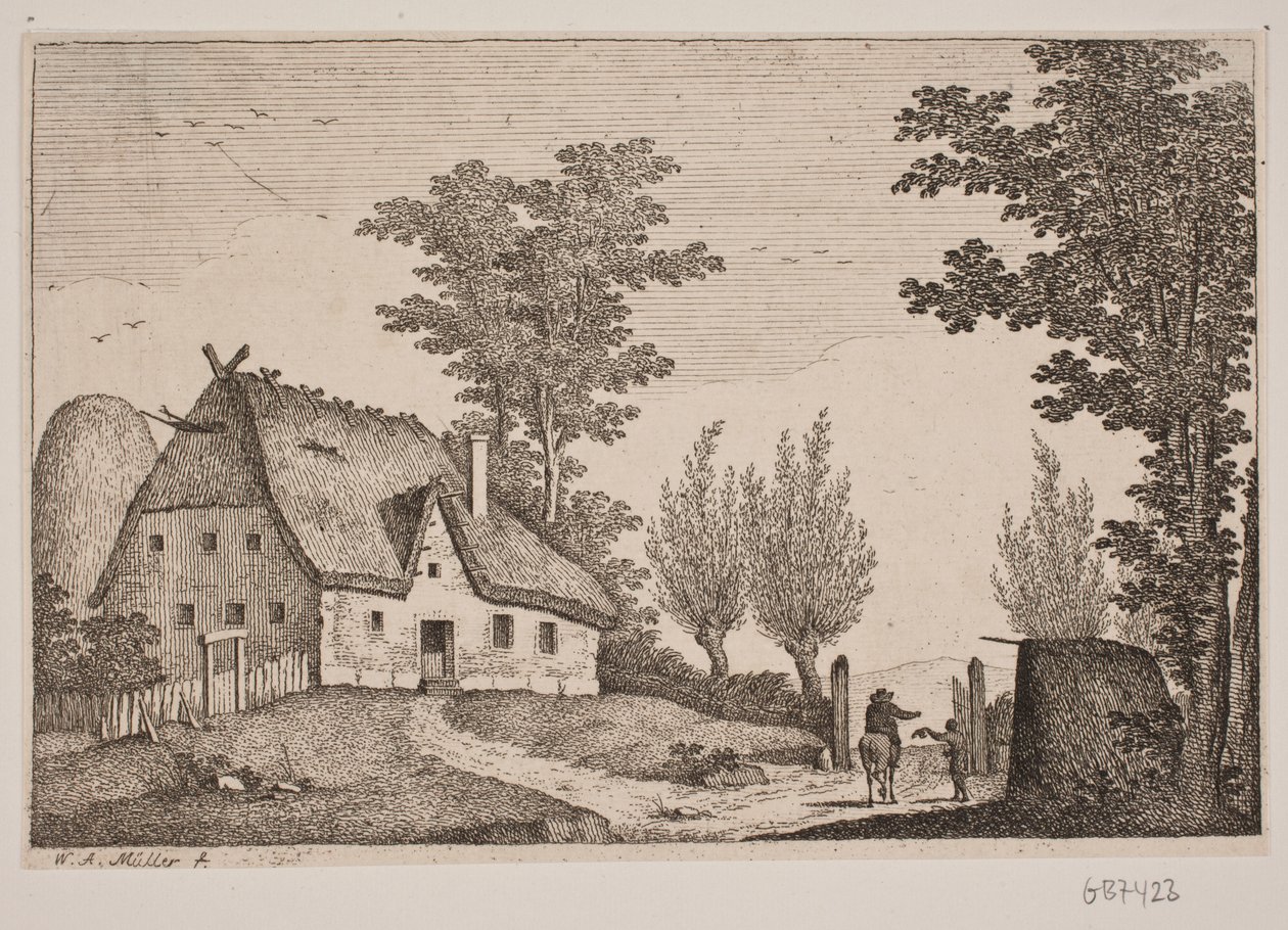 Landscape by W.A. Müller