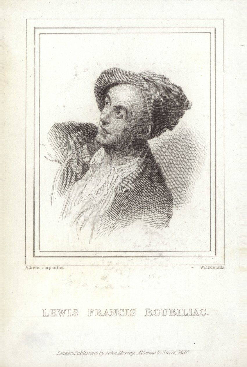 Louis-Francois Roubiliac, French Sculptor by W.C. Edwards