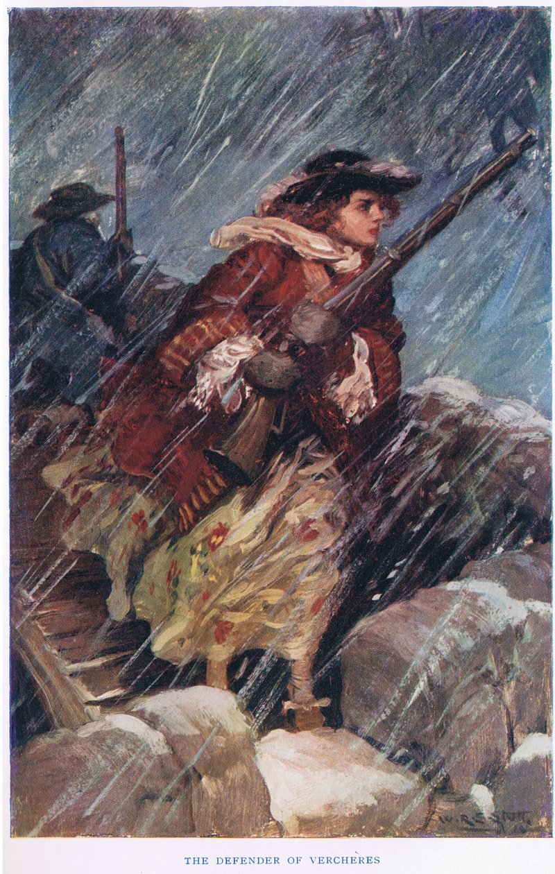 The Defender of Vercheres, Illustration from 
