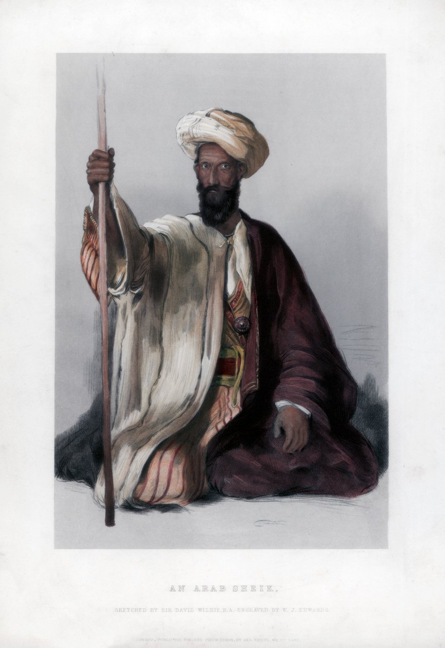 An Arab Sheik, 19th century by W. J. Edwards