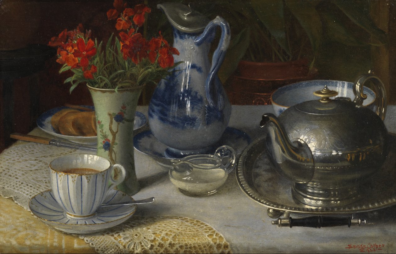 Tea Time by W. Savage Cooper