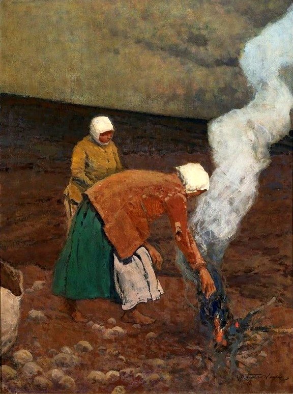 Digging Potatoes by Wadysaw Wankie