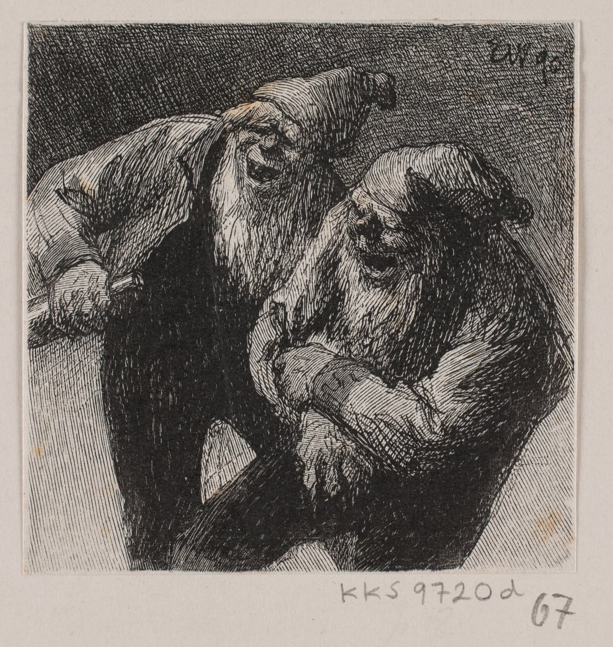 Two Laughing Elves by Waldemar Bøhme