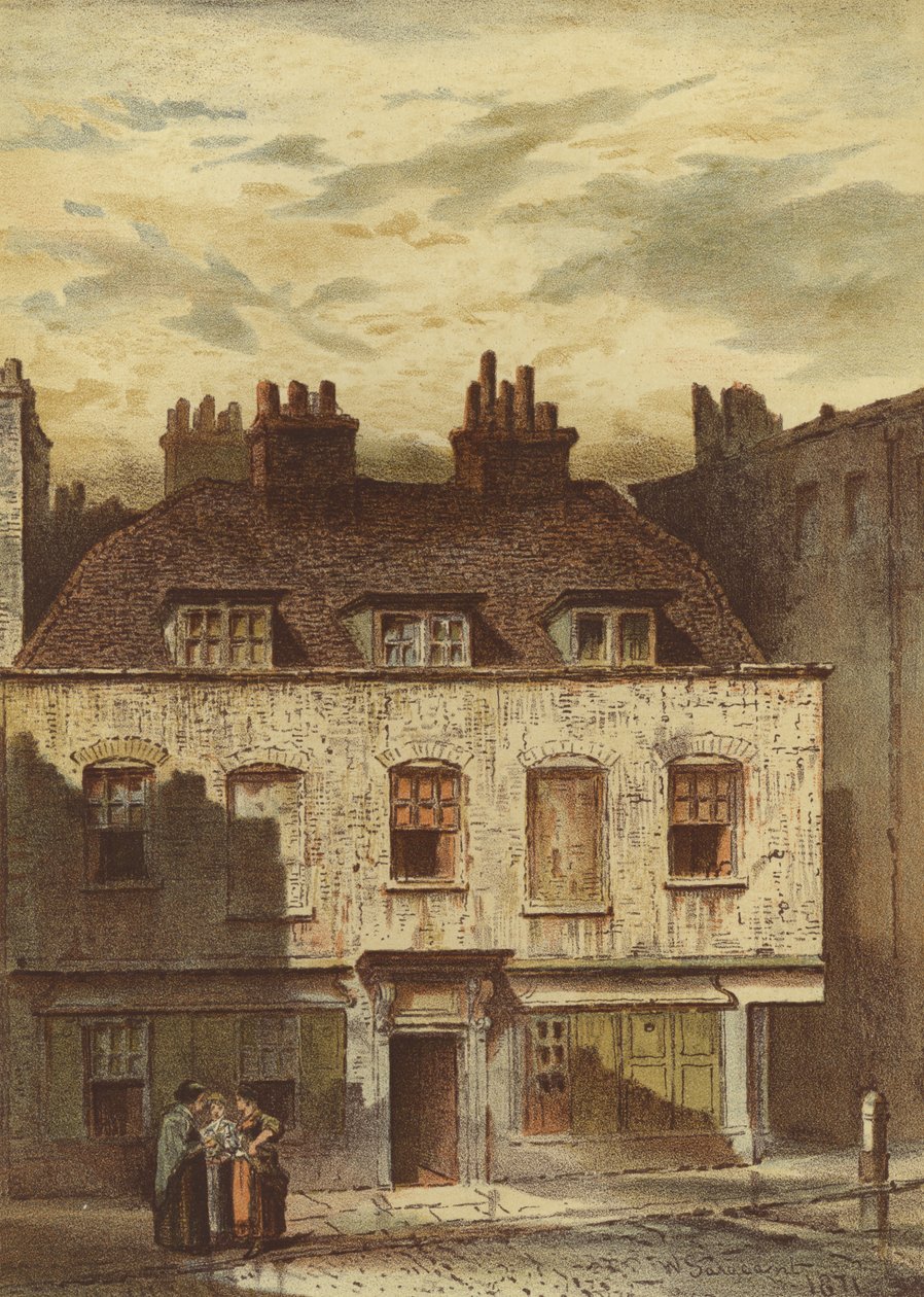 Old Houses, Dyott Street, Bloomsbury by Waldo Sargeant