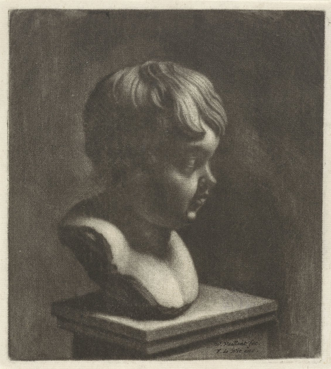 Bust of a Child, Facing Right by Wallerant Vaillant