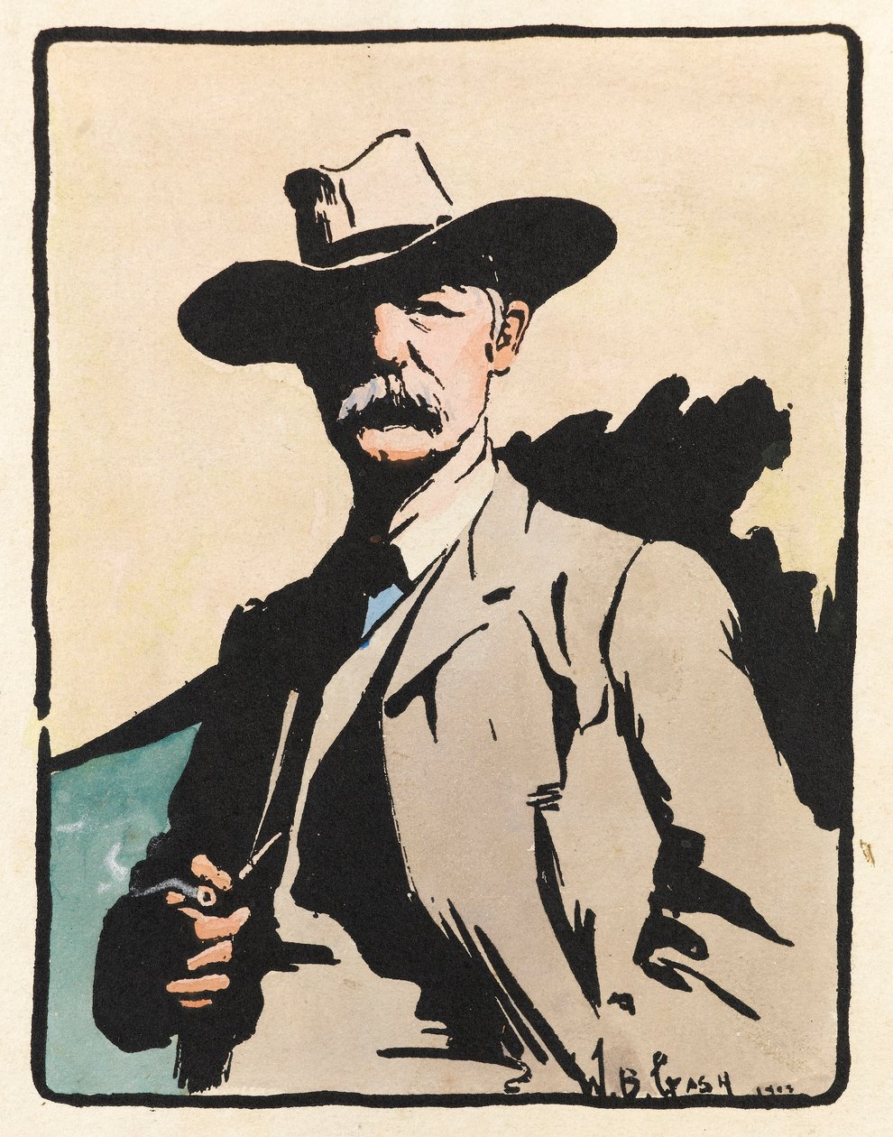 Portrait of a Man by Walter Bonner Gash