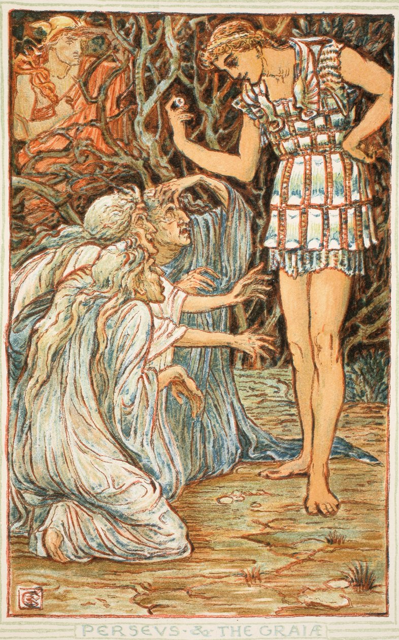 Perseus and the Graia, illustration from 