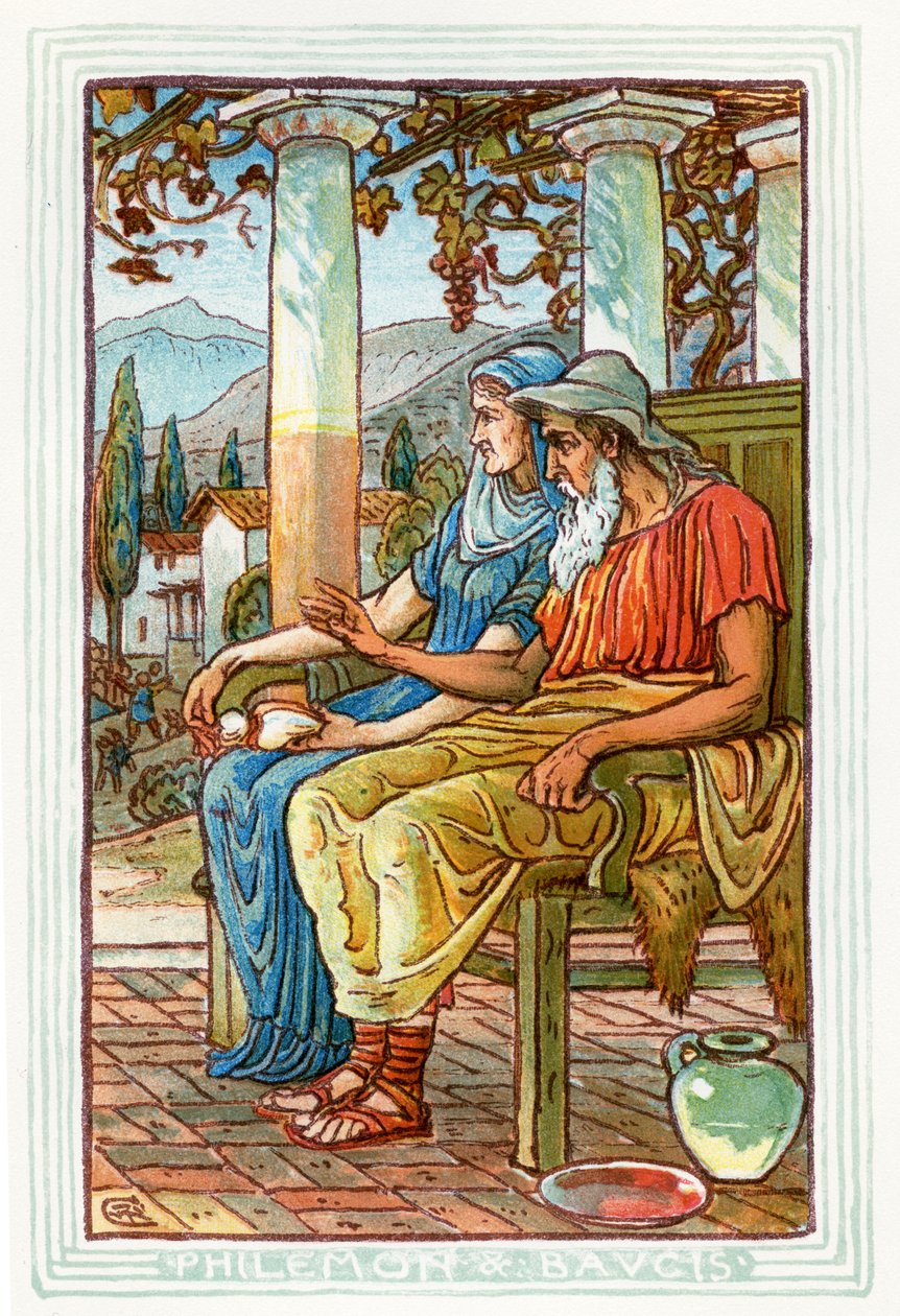 Philemon and Baucis by Walter Crane