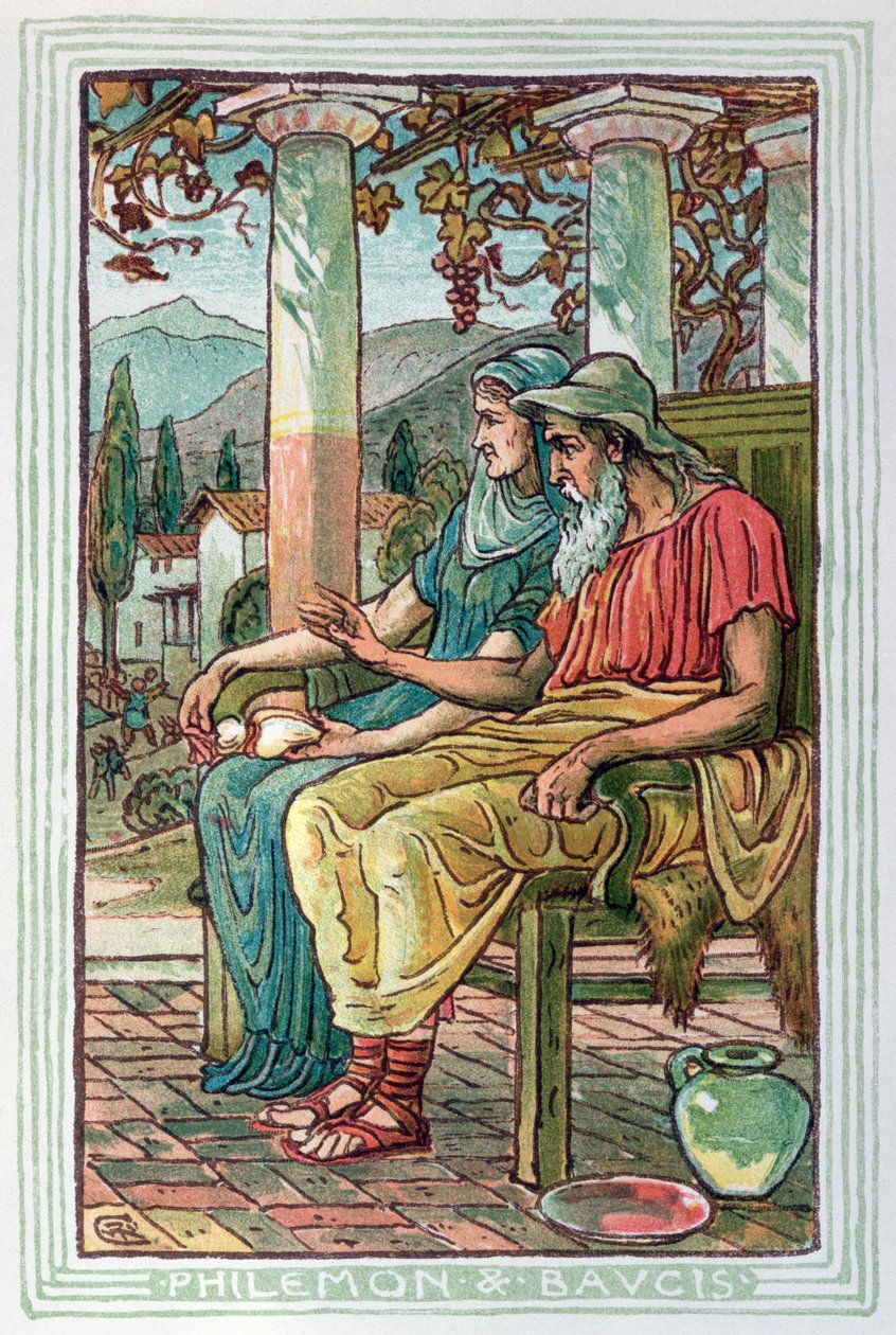 Philemon and Baucis by Walter Crane