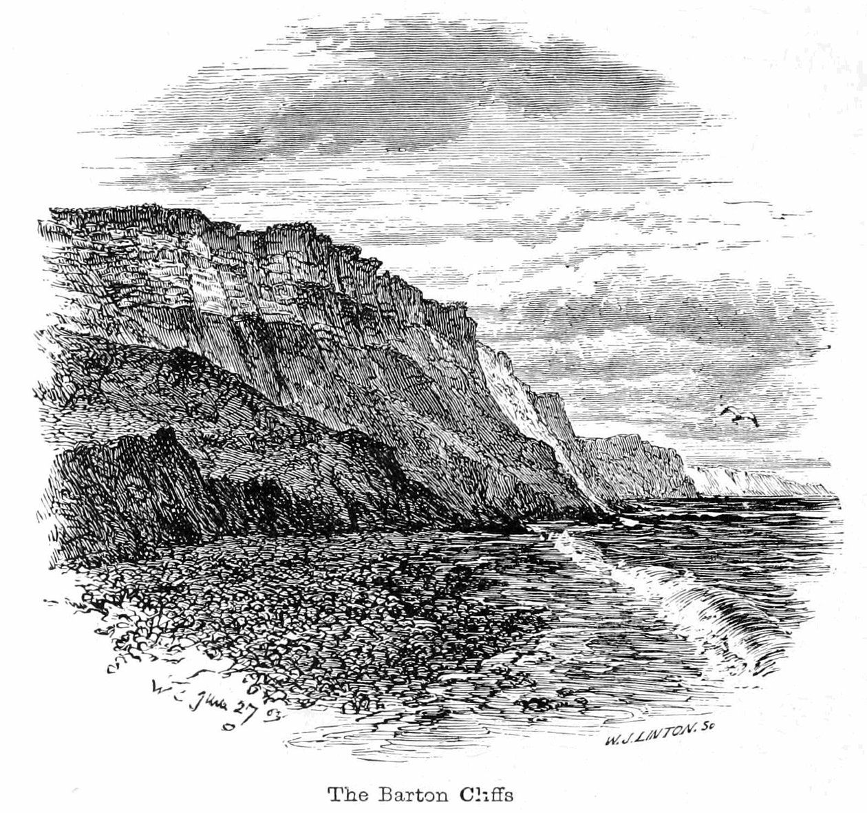 The Barton Cliffs by Walter Crane