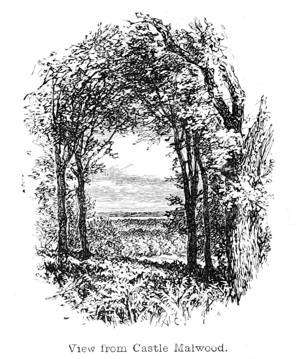 View from Castle Malwood by Walter Crane