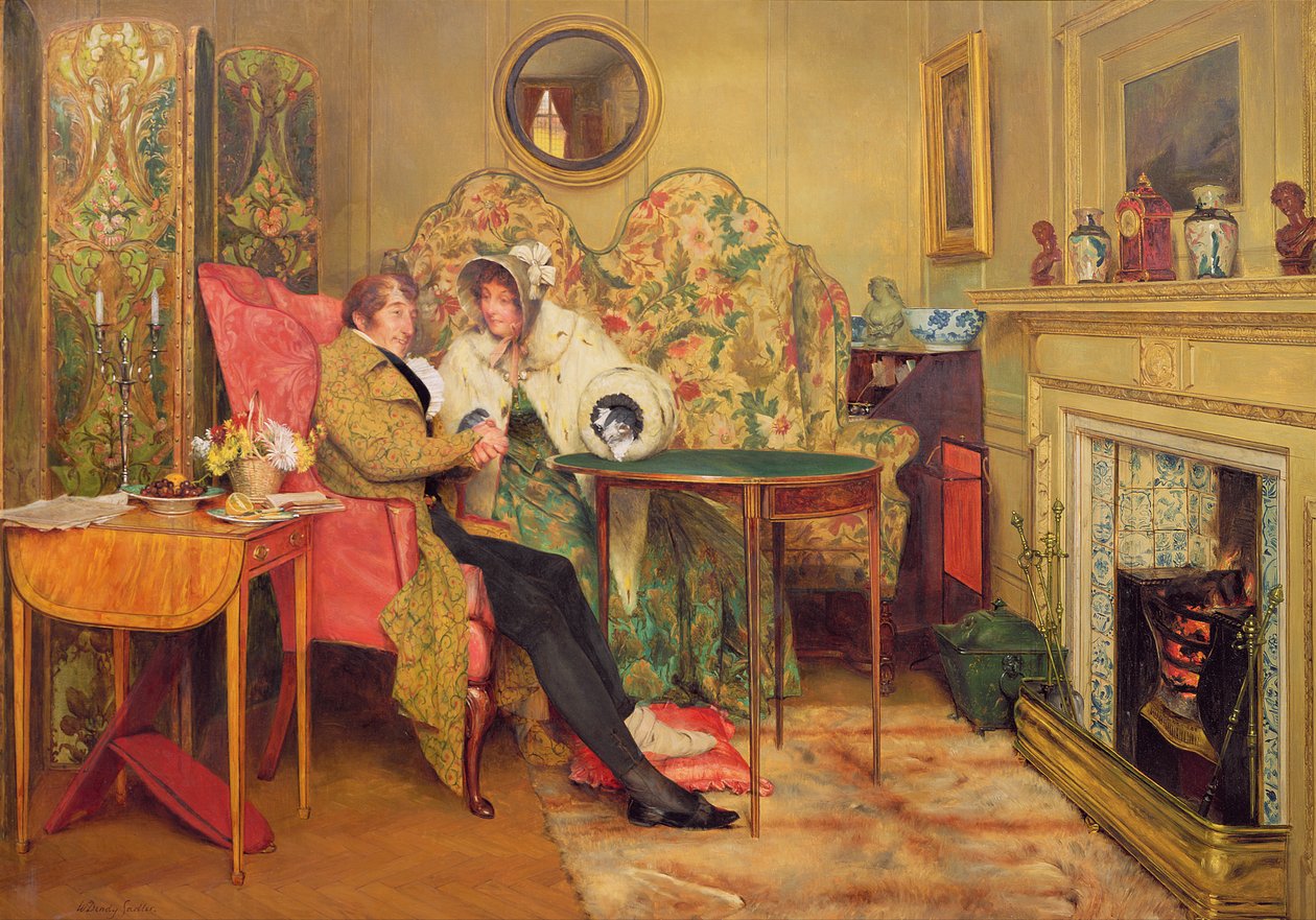 An Attentive Visitor by Walter Dendy Sadler