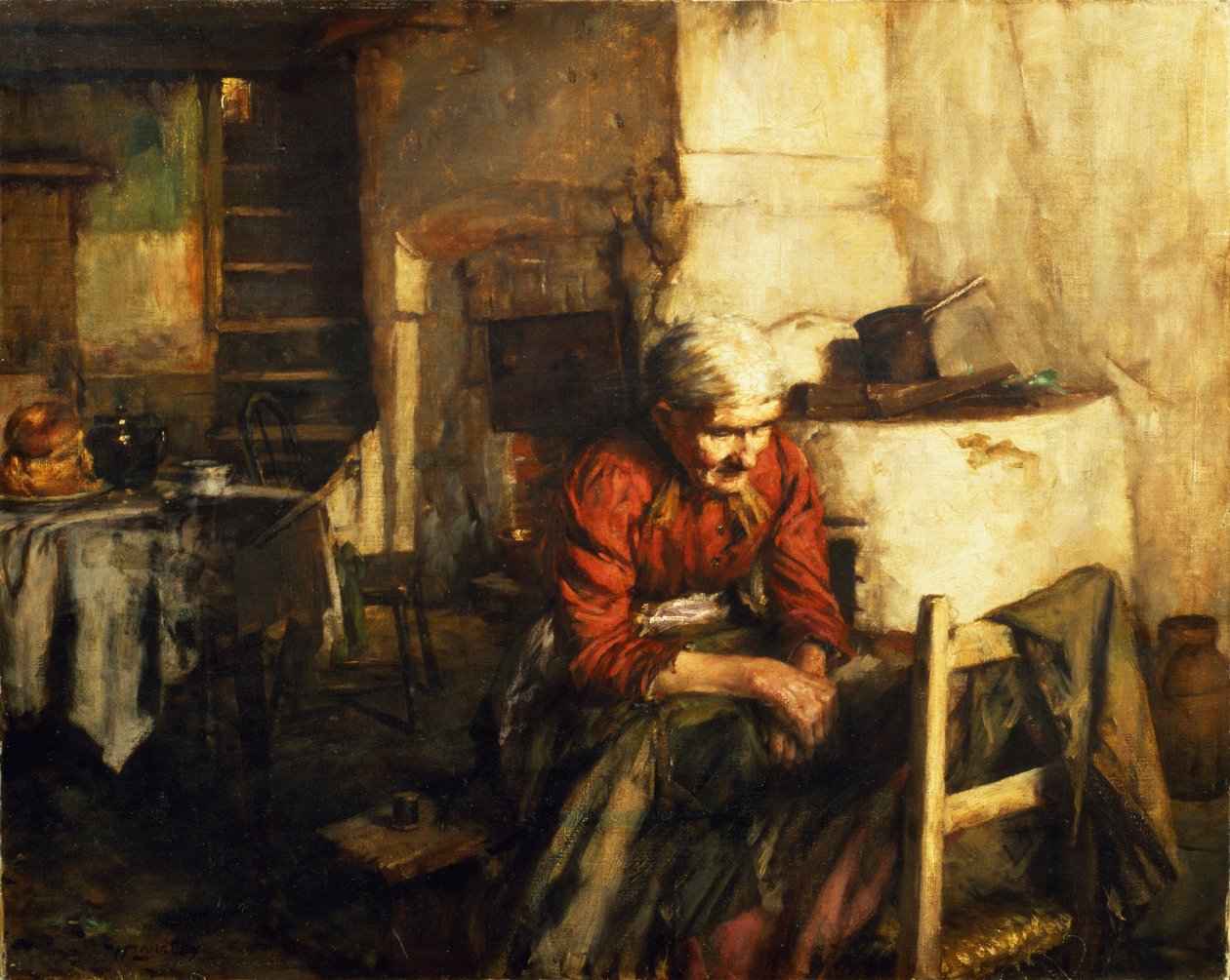 Mending Clothes by Walter Langley