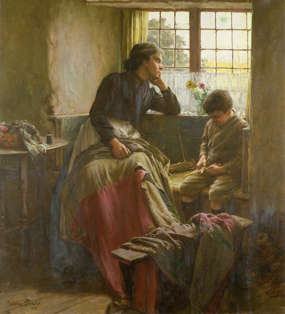 Tender Grace of a Day that is Dead by Walter Langley
