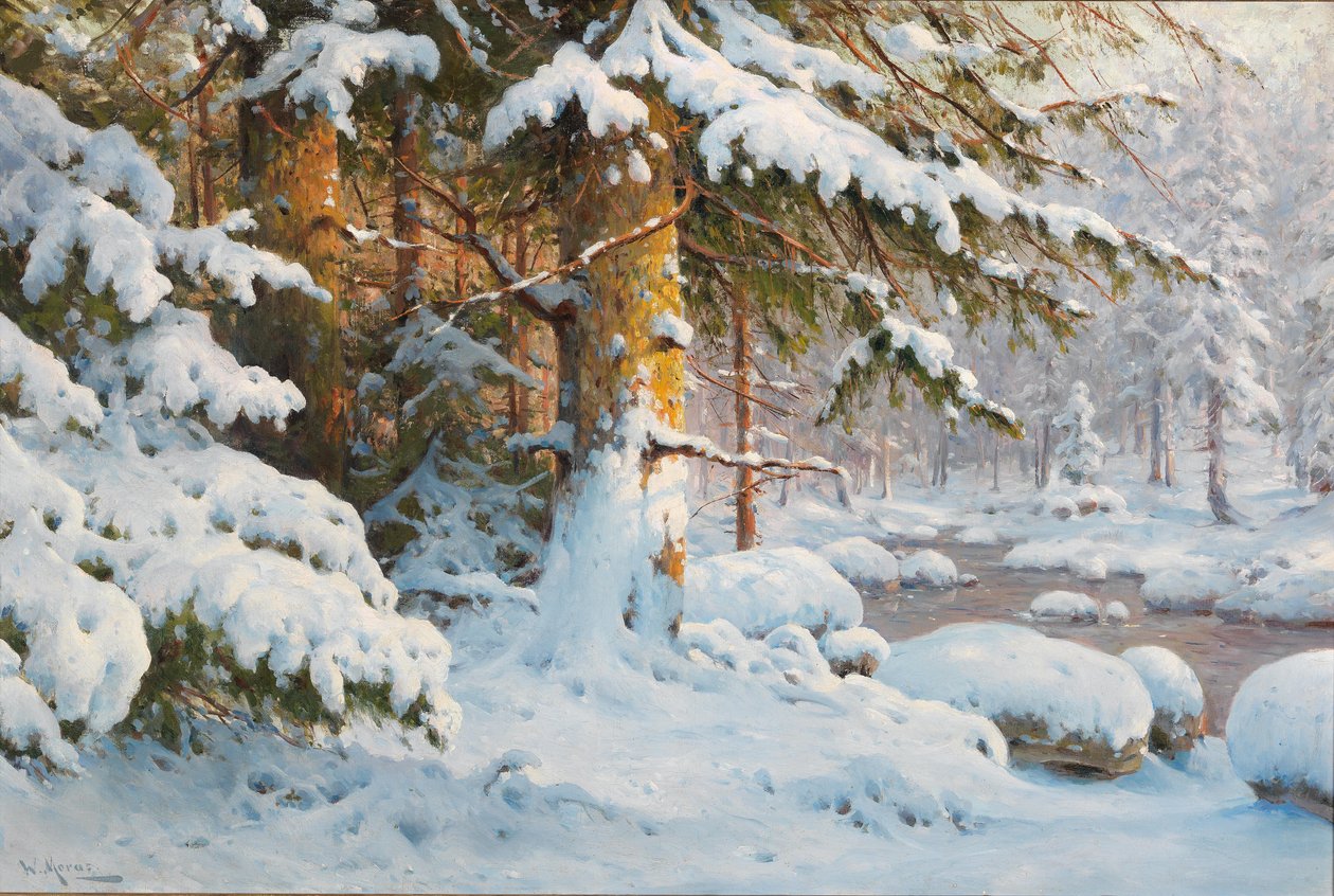 Winter in the Forest by Walter Moras