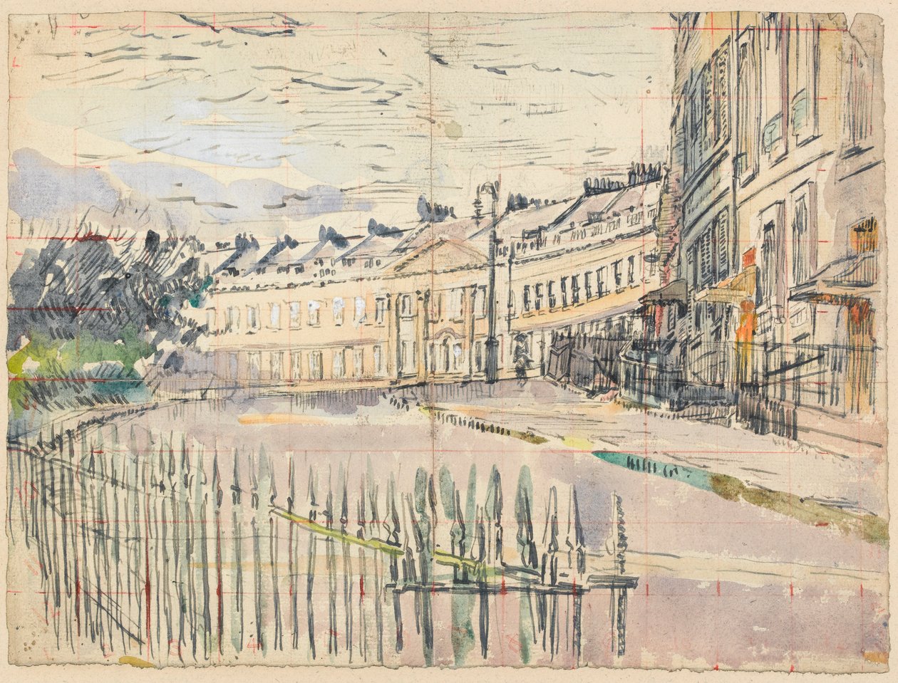 A View of Lansdown Crescent, Bath by Walter Richard Sickert