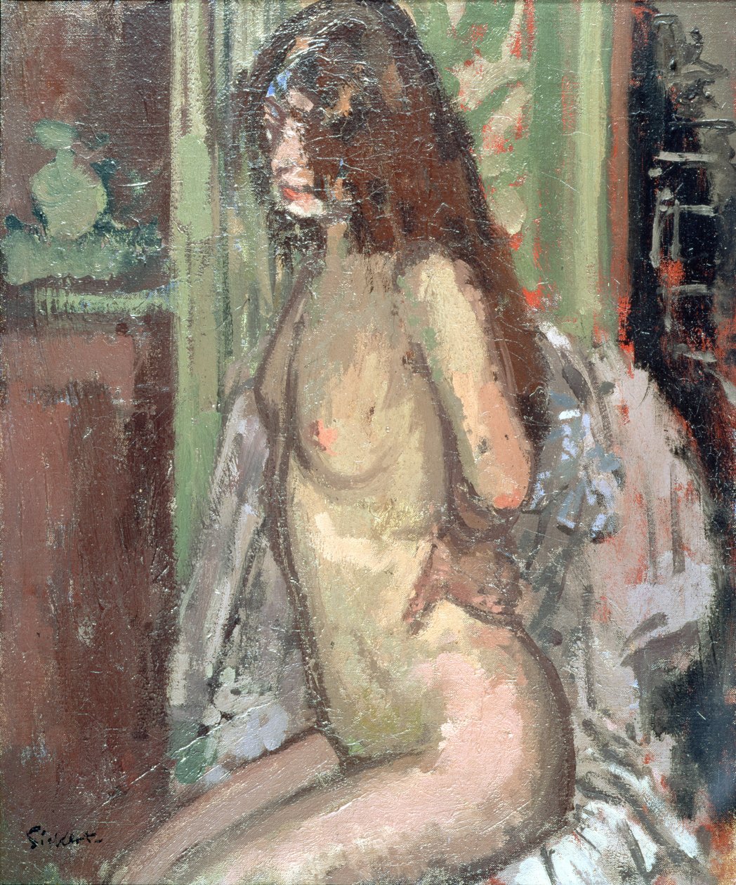 Seated Nude, Paris, 1906 by Walter Richard Sickert