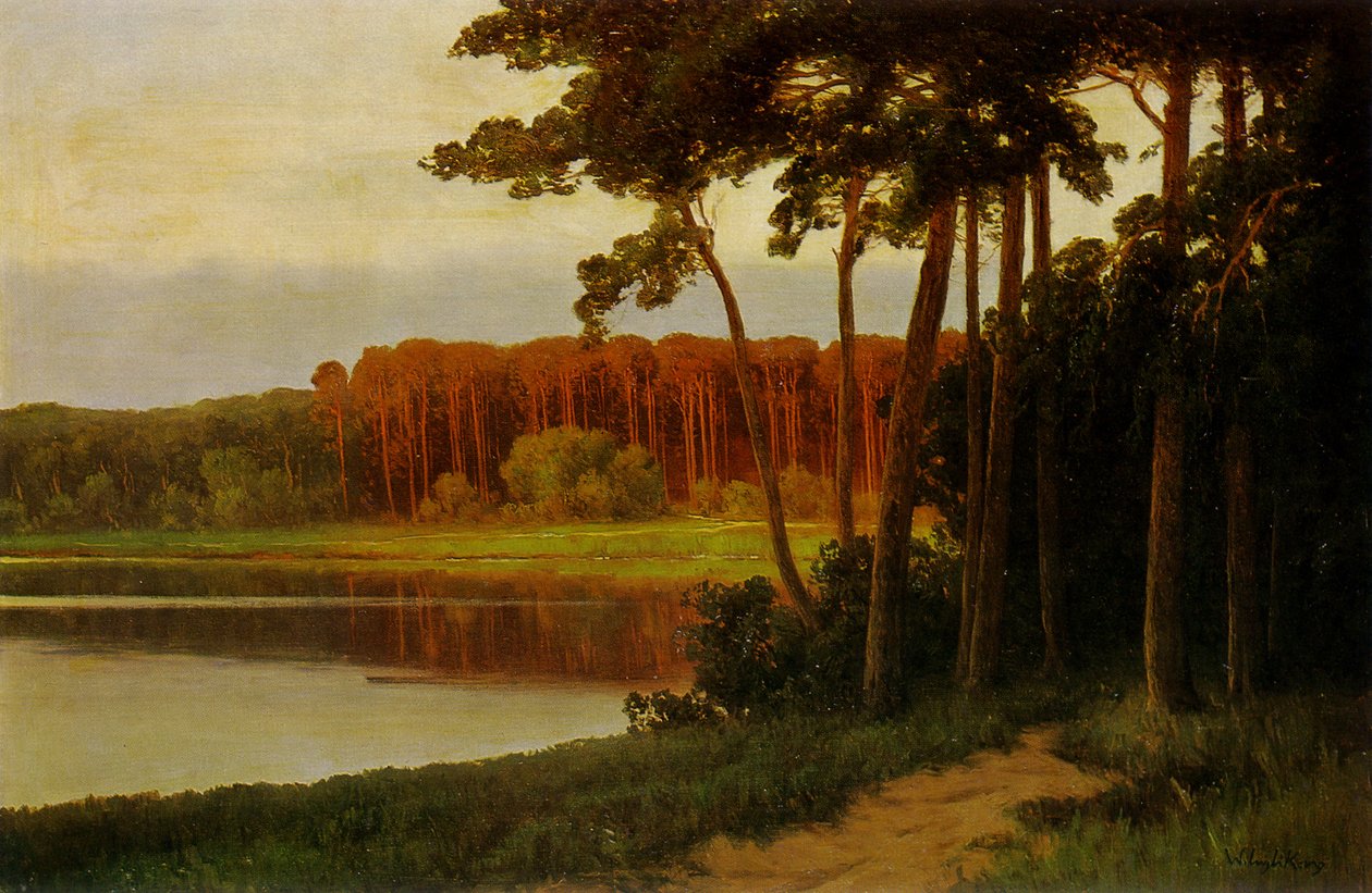 Grunewaldsee or Schlachtensee Berlin by Walter Leistikow