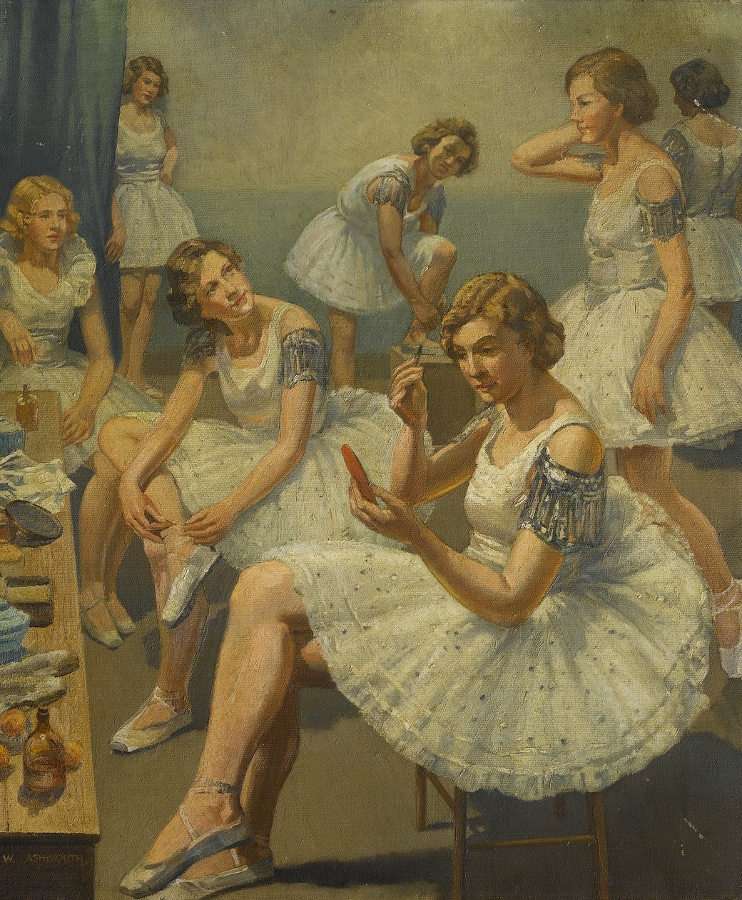 Preparing for the Ballet by Walter Ashworth