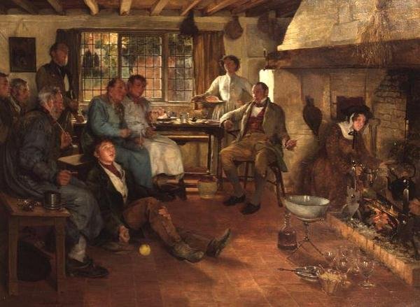 Preparing the Punch by Walter Dendy Sadler