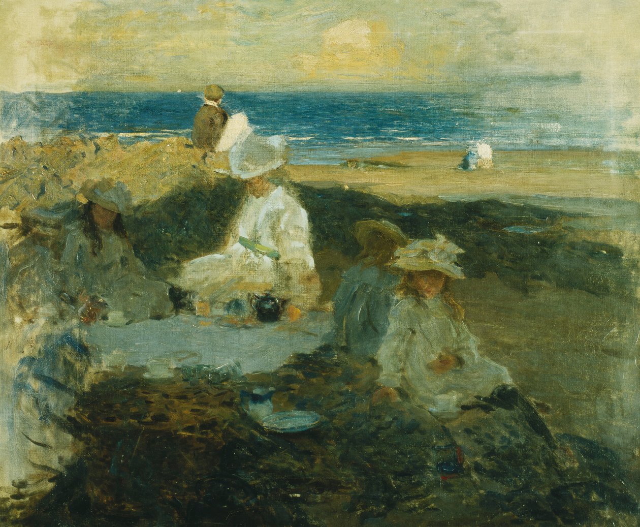 On the Beach by Walter Frederick Osborne