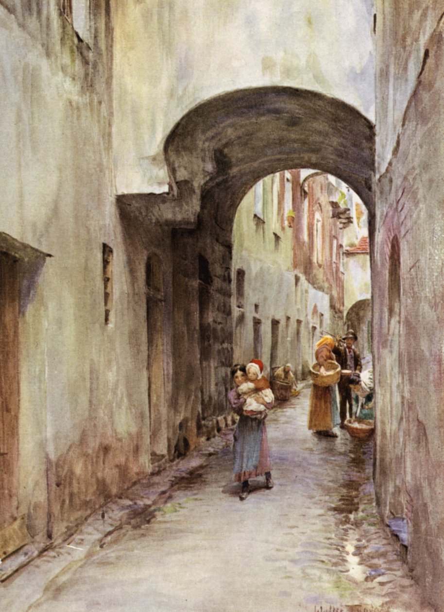 Lane, Noli, Italy by Walter Frederick Roofe Tyndale