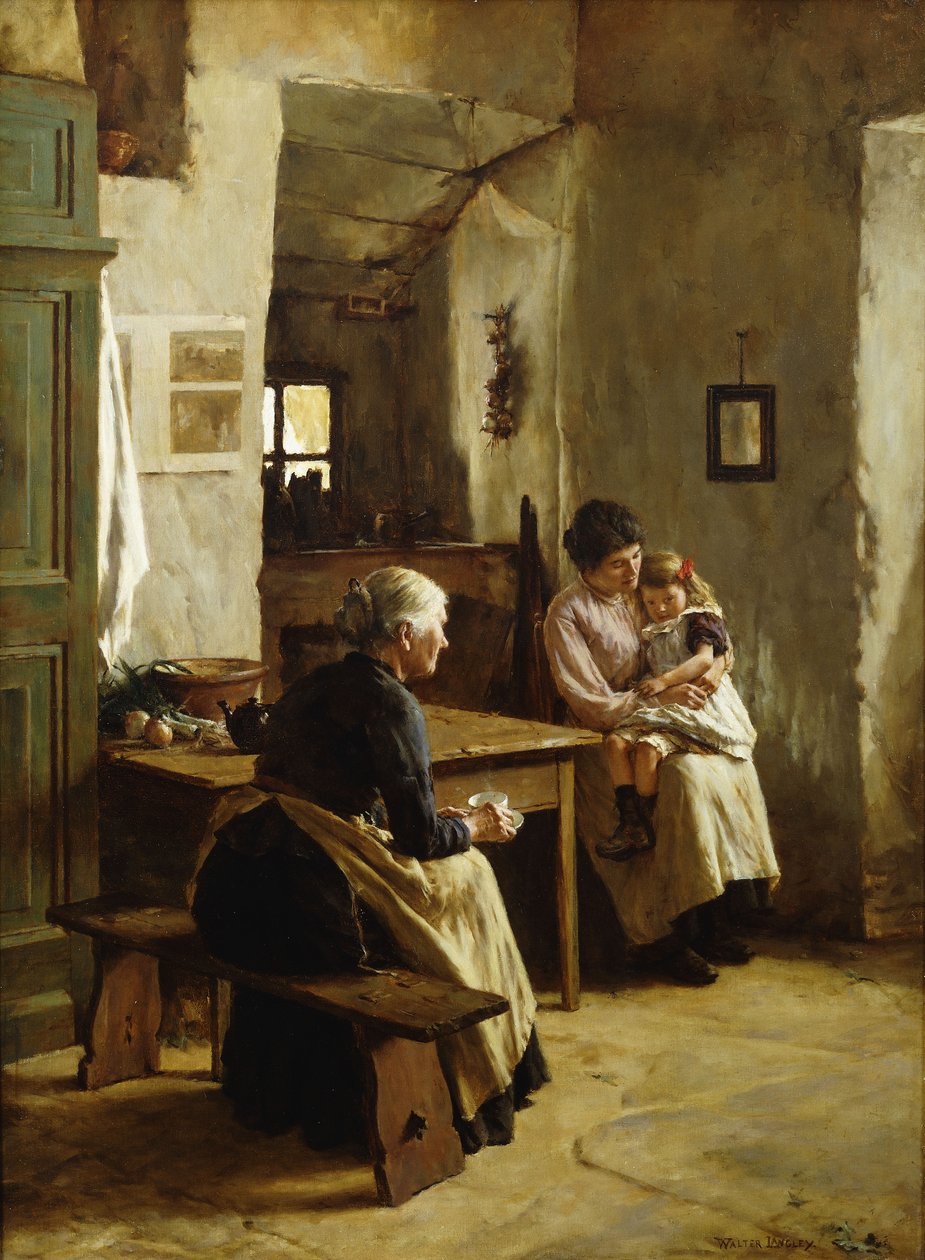 Mother Love by Walter Langley