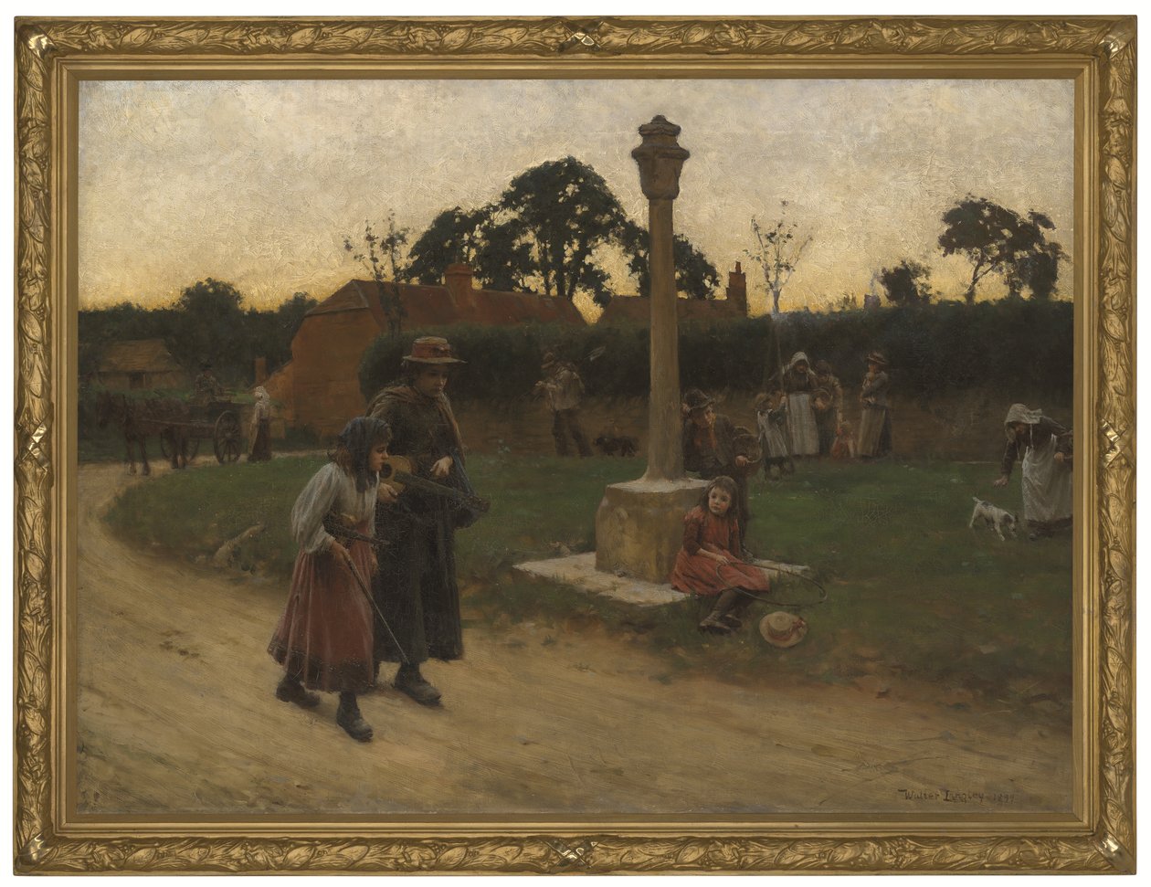 Wandering Musicians by Walter Langley