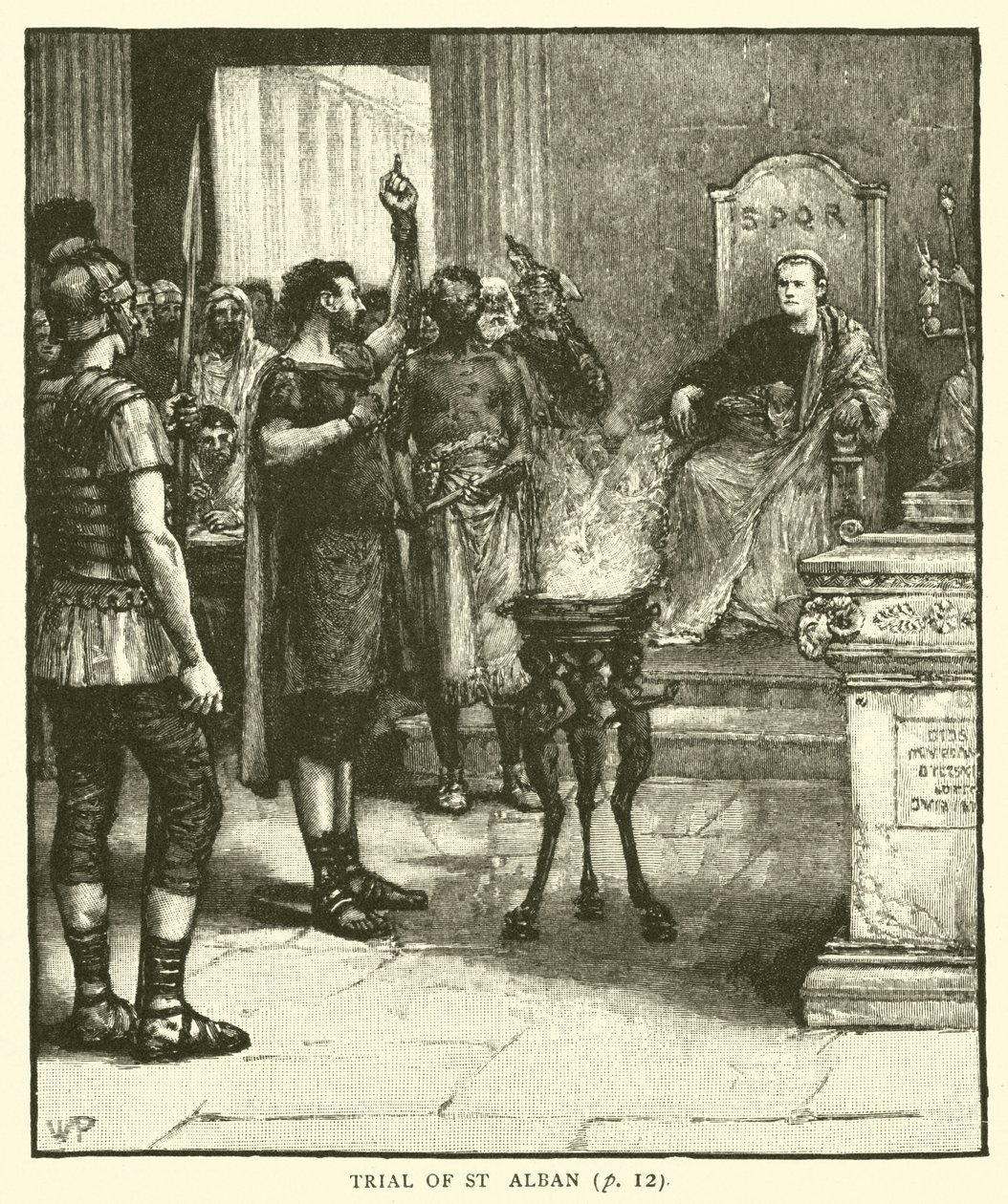 Trial of St Alban by Walter Paget