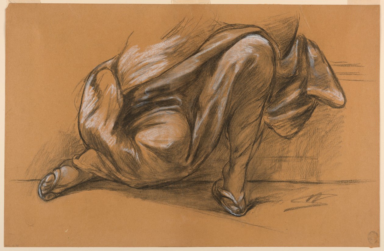 Study of Drapery by Walter Shirlaw